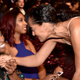 Issa Rae (L) and Tracee Ellis Ross attend the 49th NAACP Image Awards on January 15, 2018 in Pasadena, California.